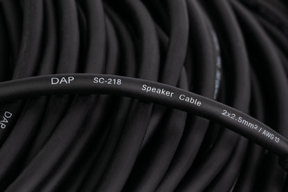 Högtalarkabel speakON NL2 till speakON NL2, 2 × 2,5 mm², Neutrik, 6 m