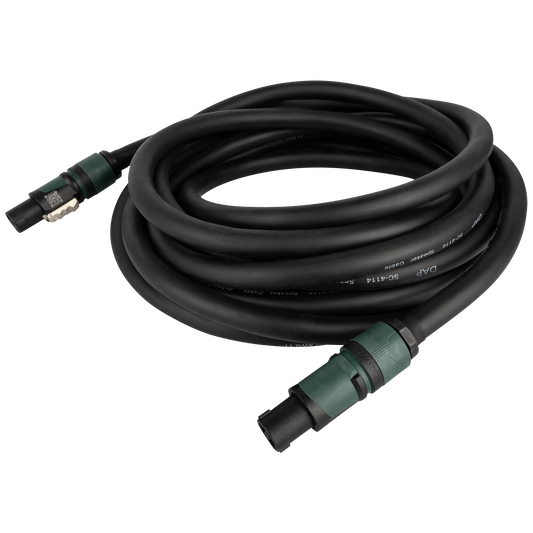 Högtalarkabel speakON NL4 till speakON NL4, 4 × 4 mm², Neutrik, 6 m