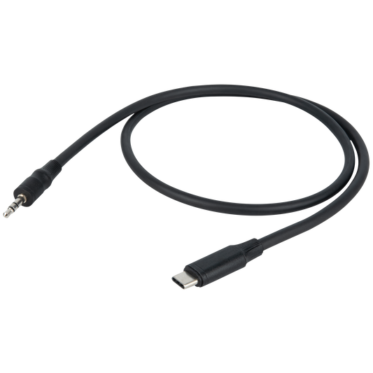 Linjekabel USB-C till miniteleplugg stereo, 0,75 m