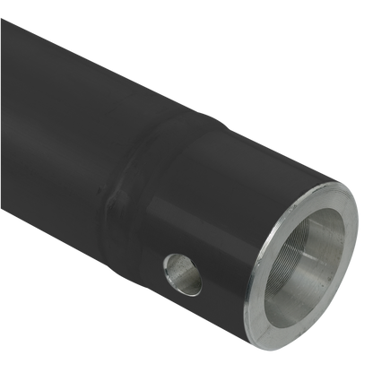 Enkelrör 50 mm, G-system, 250 mm, svart