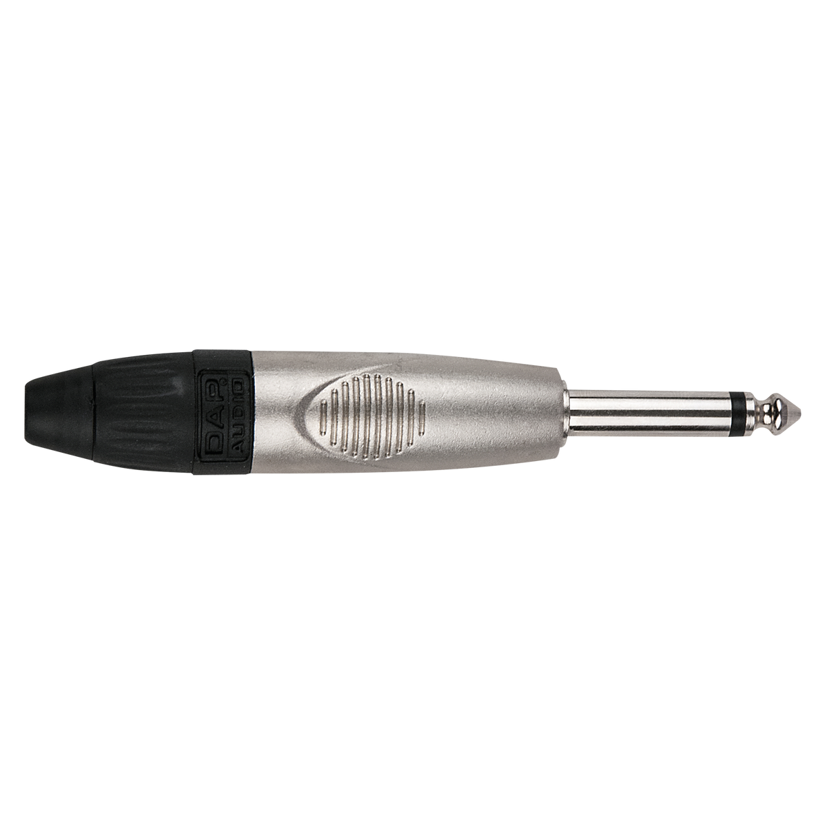Teleplugg 6,3 mm X-typ mono, silver