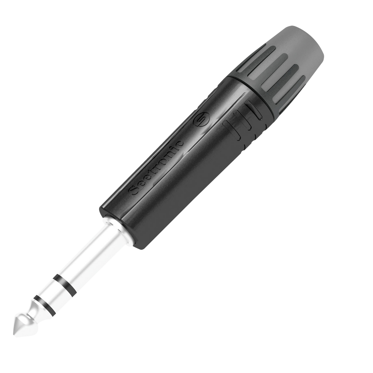 6,3 mm stereoteleplugg, svart