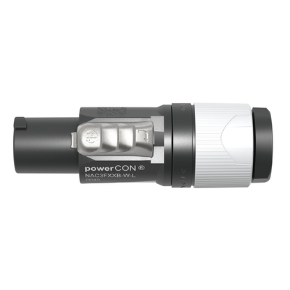 powerCON-kabelkontakt, grå/vit, kabel 10–16 mm