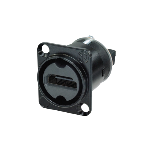 NAHDMIWB – HDMI-genomföringsadapter D-size, svart