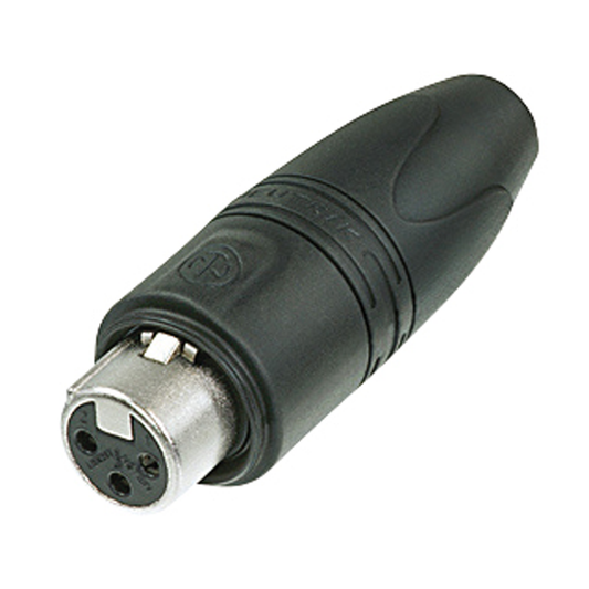 XLR-kabelkontakt hona 3-polig, heavy duty IP65, 25 st