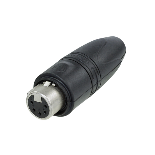 XLR-kabelkontakt hona 5-polig, heavy duty IP65, 25 st