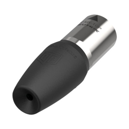 XLR-kabelkontakt hane 5-polig, TOP IP65, guldkontakter