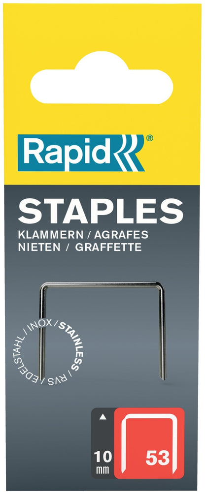 Rapid häftklammer typ 53 – 10 mm