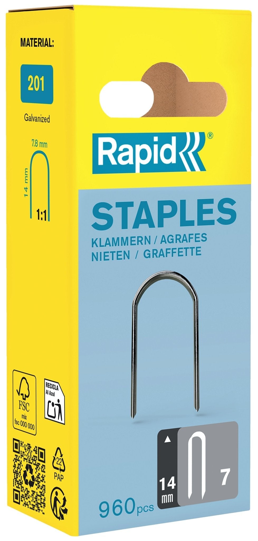 Rapid kabelklammer 7 – 7/14 mm