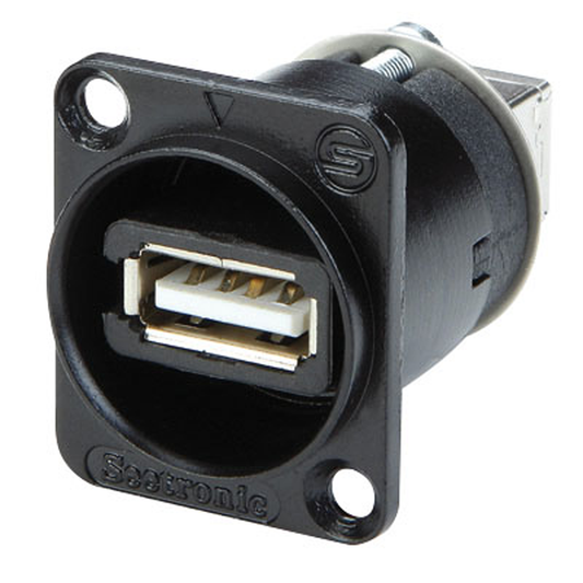 SAUSBWB – USB-genomföring A/B för chassi, D-size