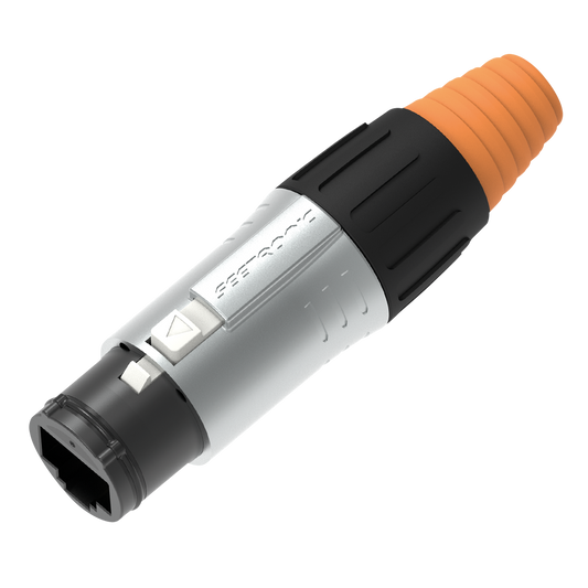RJ45-kabelhus hona, silver, IP65, kabel 5–7 mm
