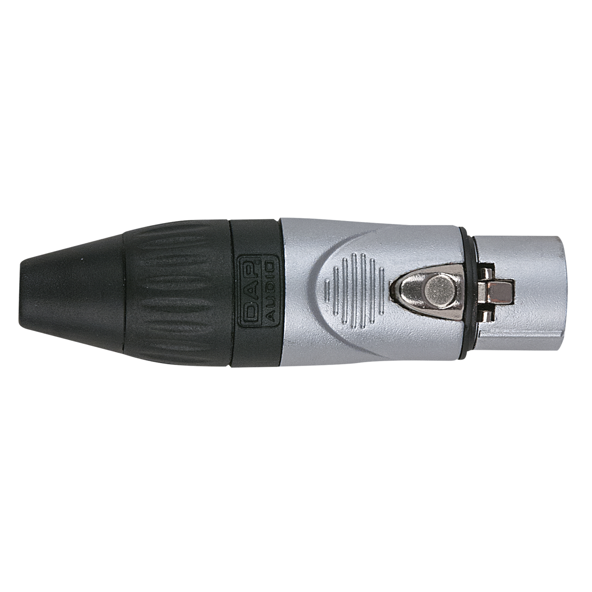 XLR-kontakt 3-polig X-typ hona, silver