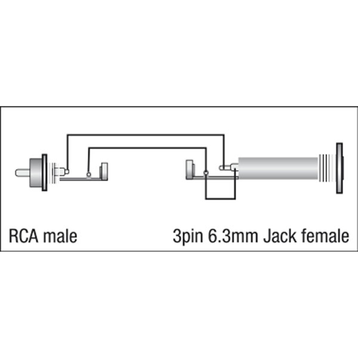 Adapter RCA hane till telejack
