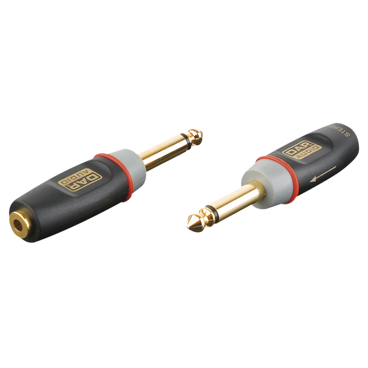 Adapter teleplugg mono till minitelejack, inkl. 2 × 10 kΩ-motstånd