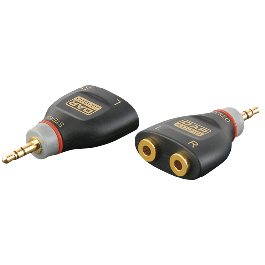 XGA16 – adapter miniteleplugg stereo till 2 × minitelejack