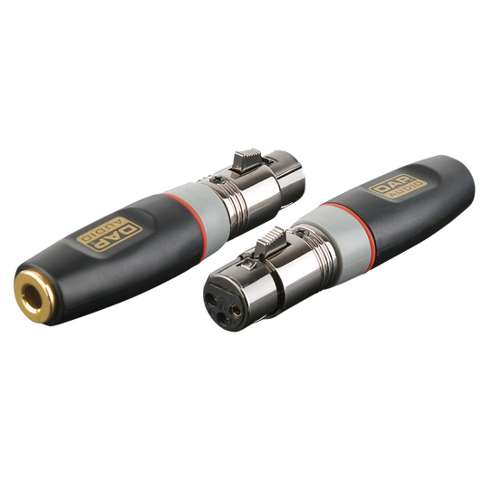 Adapter XLR 3-polig hona till telejack balanserad
