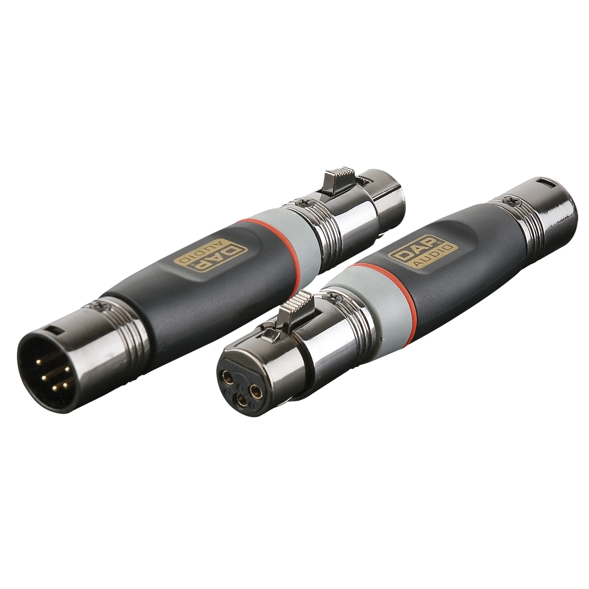 Adapter XLR 5-polig hane till XLR 3-polig hona