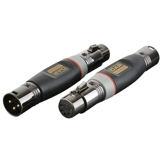 Adapter XLR 5-polig hona till XLR 3-polig hane