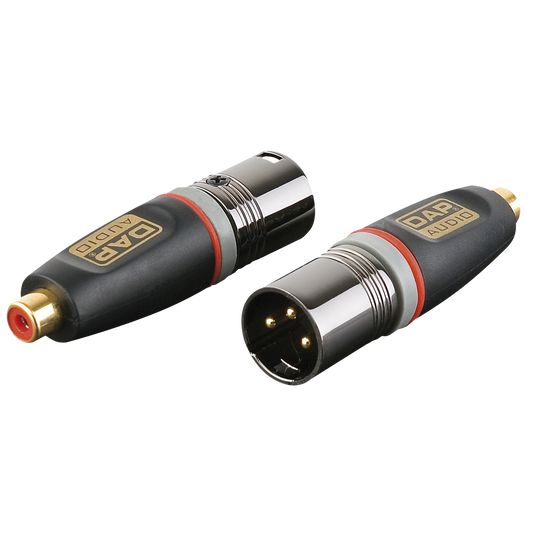 XGA34 – adapter XLR 3-polig hane till RCA hona