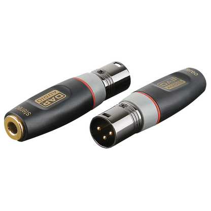 Adapter XLR 3-polig hane till telejack balanserad