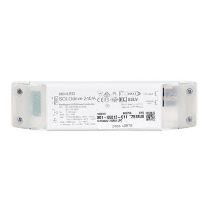 SOLOdrive 20 W dimbar LED-drivare med DALI-2, dim-to-dark, pulsdimning