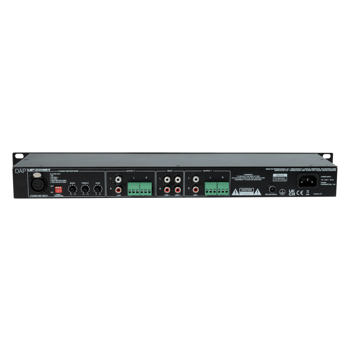 MP-220BT mediaspelare med Bluetooth