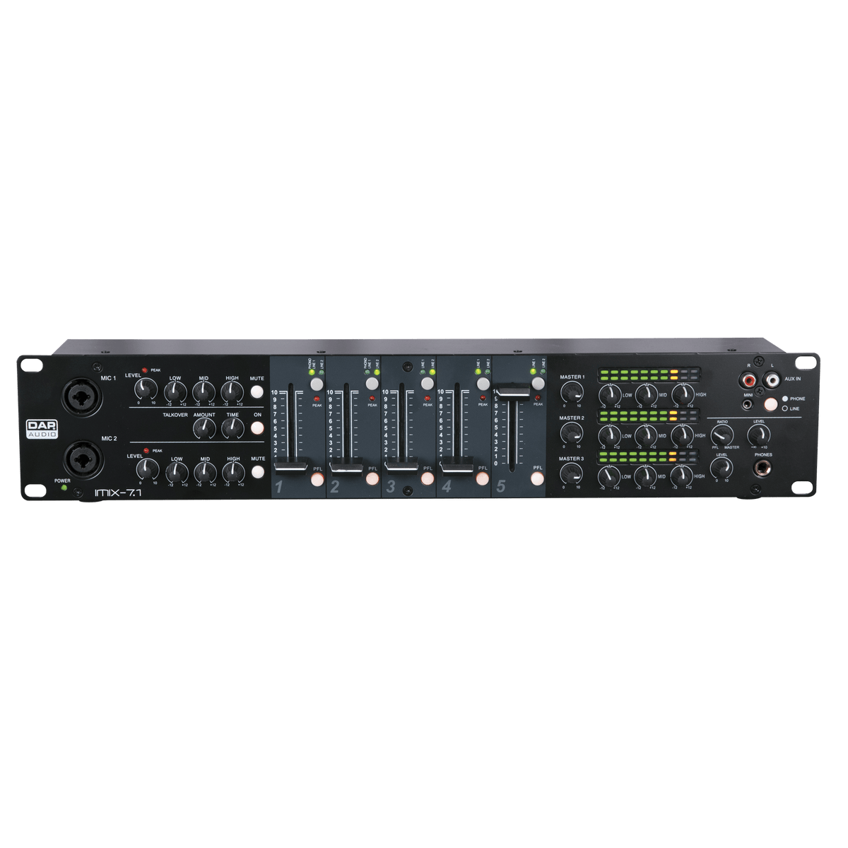 IMIX-7.1 installationsmixer, 2U