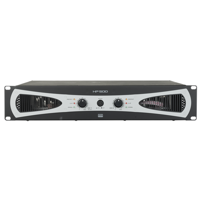 HP-500 slutsteg, 2 kanaler, 2 × 200 W