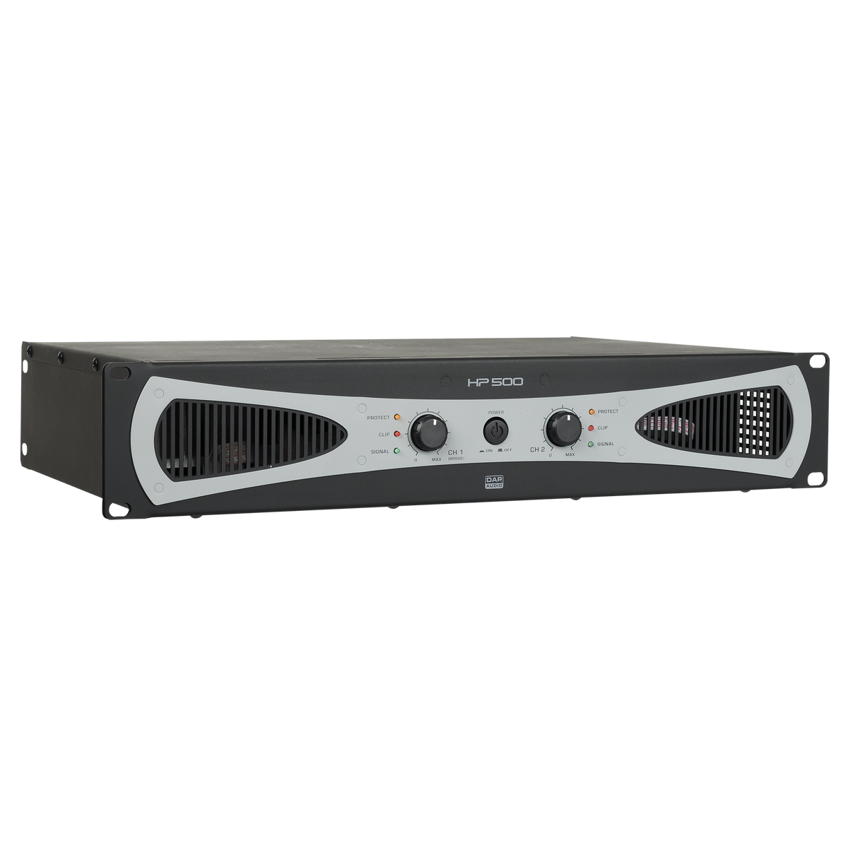 HP-500 slutsteg, 2 kanaler, 2 × 200 W