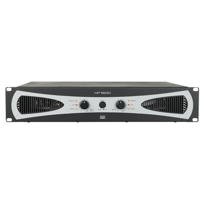 HP-1500 slutsteg, 2 kanaler, 2 × 750 W