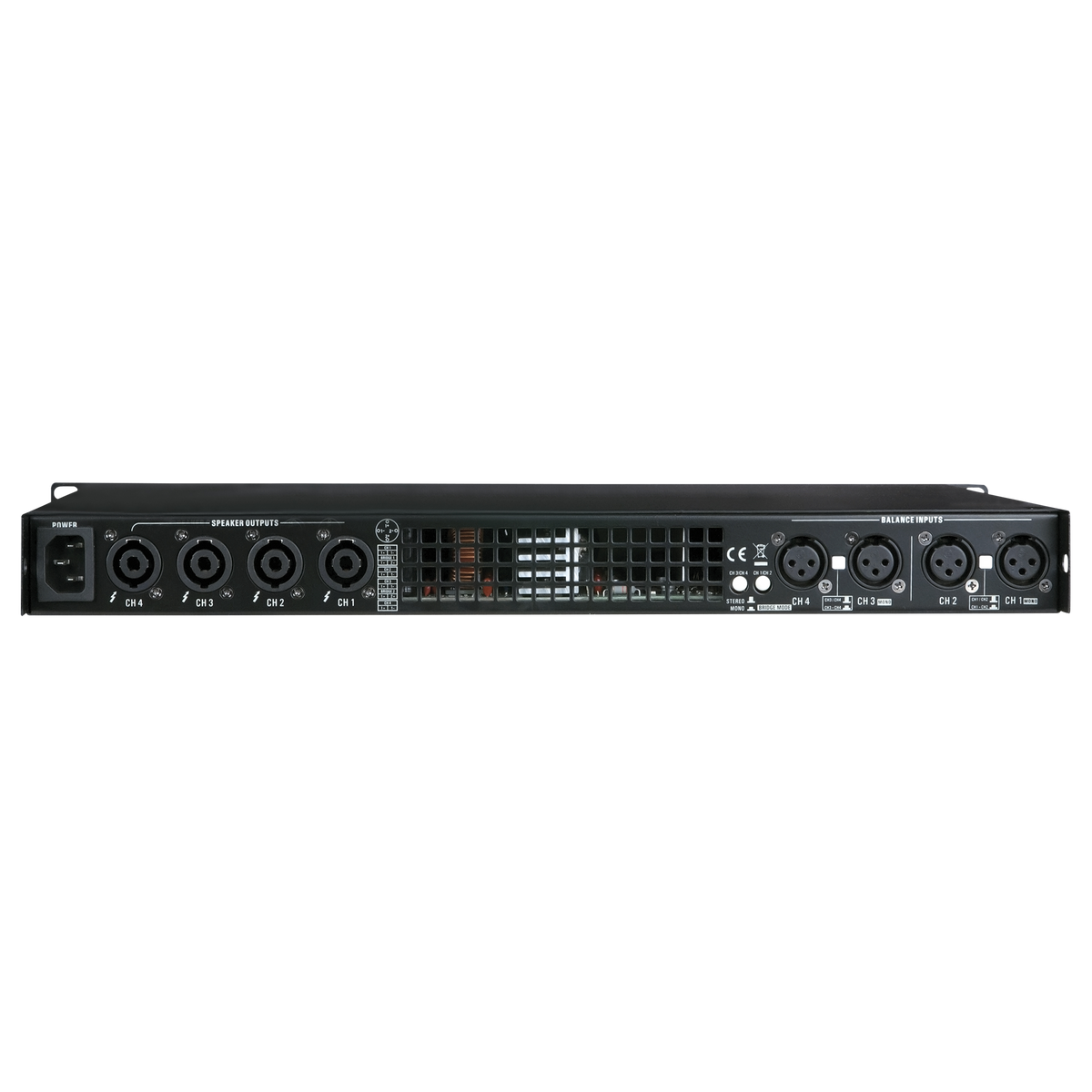 Qi-4600 installationsslutsteg, 4 × 600 W