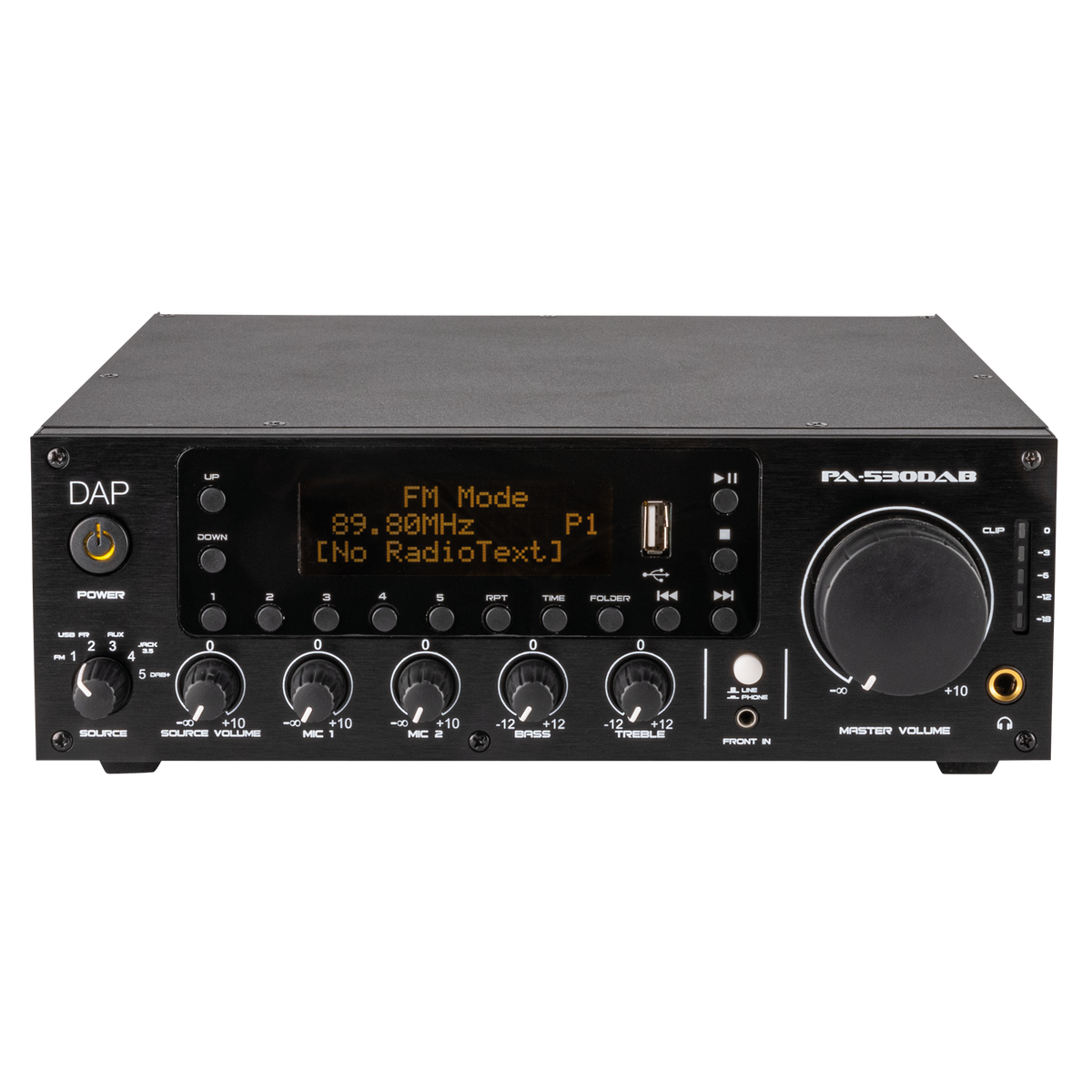 PA-530DAB förstärkare med DAB+