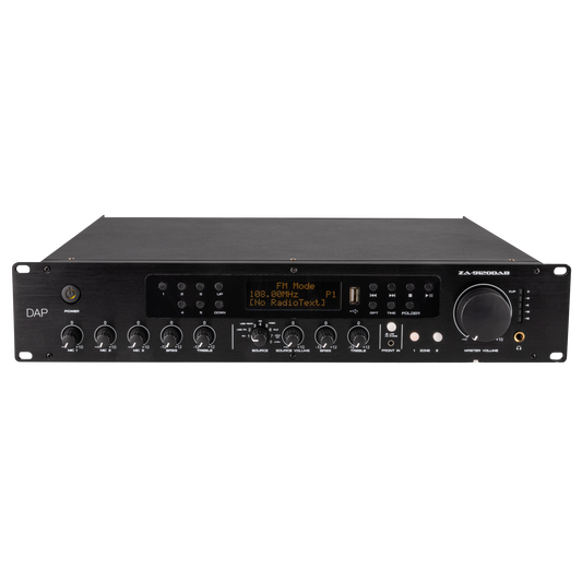 ZA-9120DAB zonförstärkare 100 V, 120 W, med DAB+