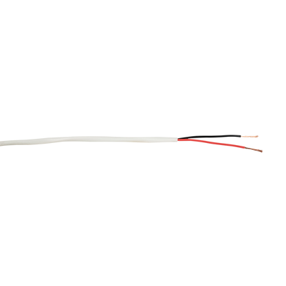 SPC-225 CPR högtalarkabel 2 × 2,5 mm², Dca-s2,d0,a3, vit, 100 m på rulle