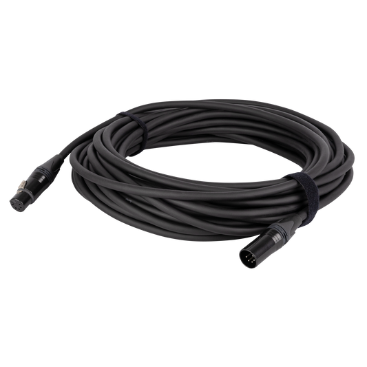 DMX/AES-EBU-kabel XLR 5-polig hane till XLR 5-polig hona, Neutrik NC5-BAG, 15 m