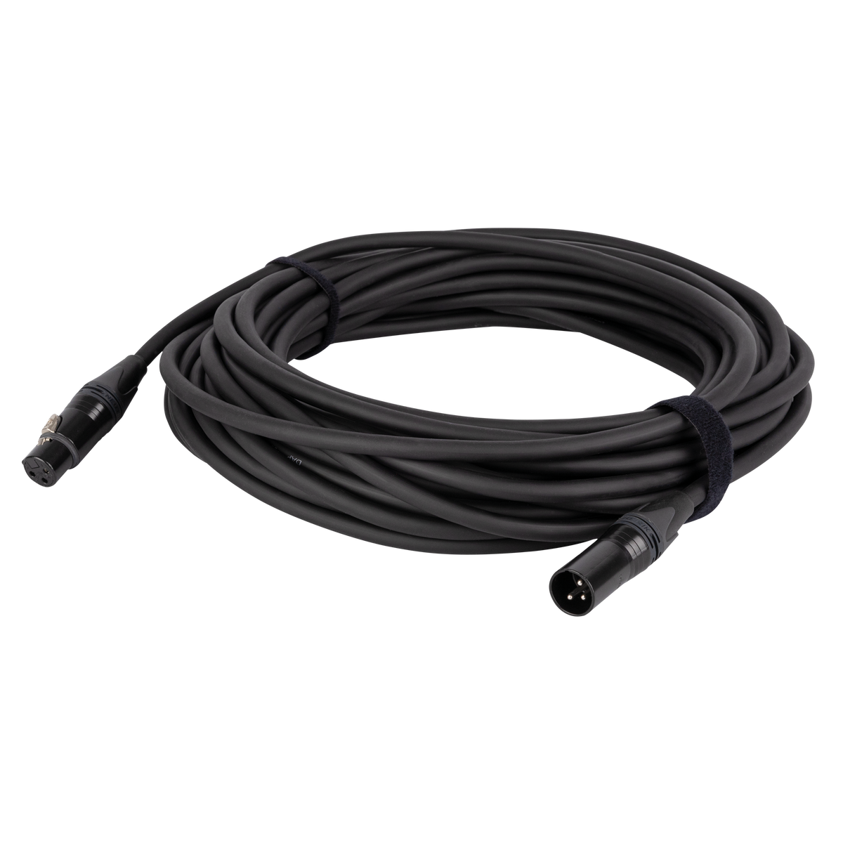 DMX/AES-EBU-kabel XLR 3-polig hane till XLR 3-polig hona, Neutrik NC3-BAG, 15 m