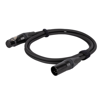 Quad DMX/AES-EBU-kabel, Neutrik NC5-BAG, 1,5 m