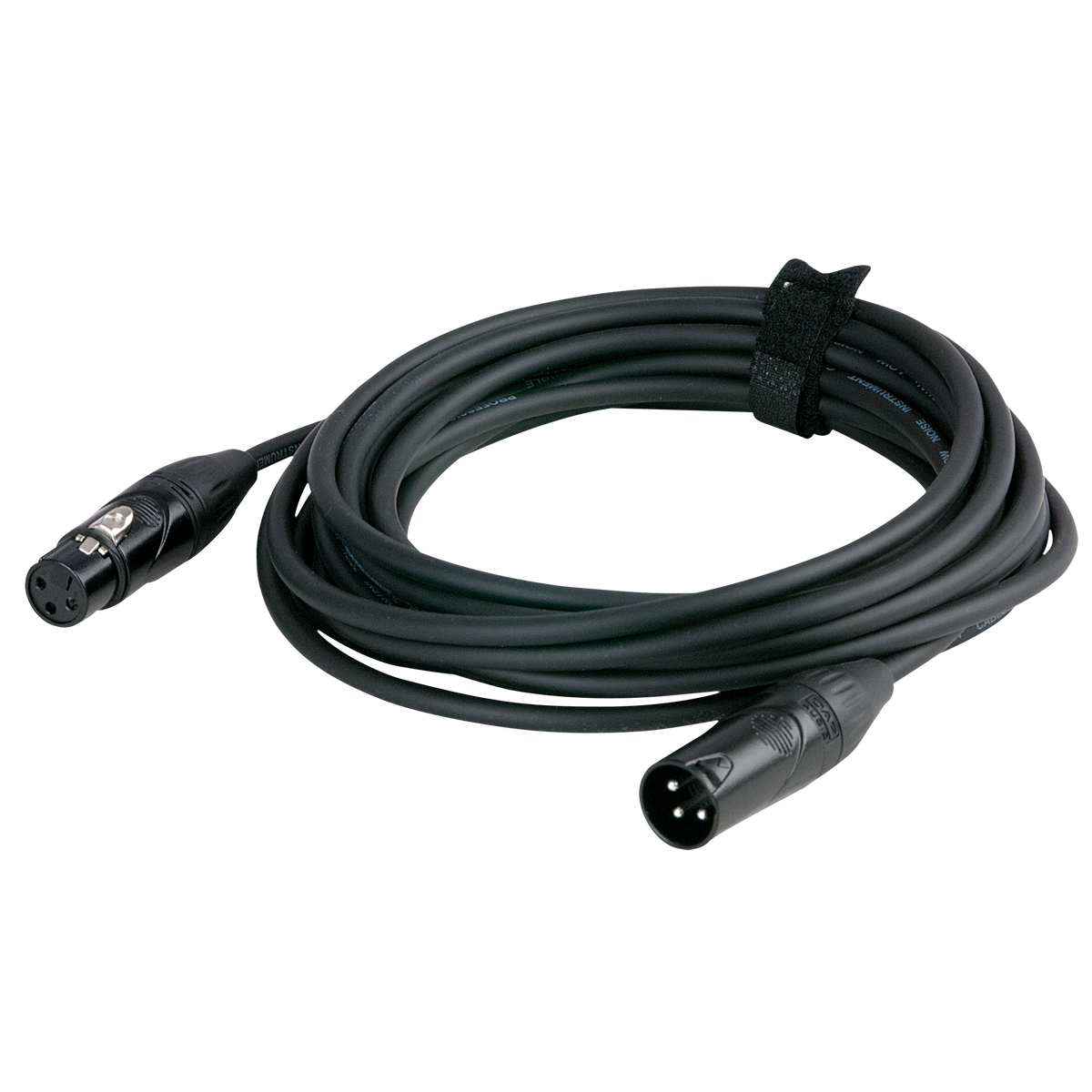 Mikrofonkabel balanserad XLR 3-polig hane till hona, X-typ, 15 m