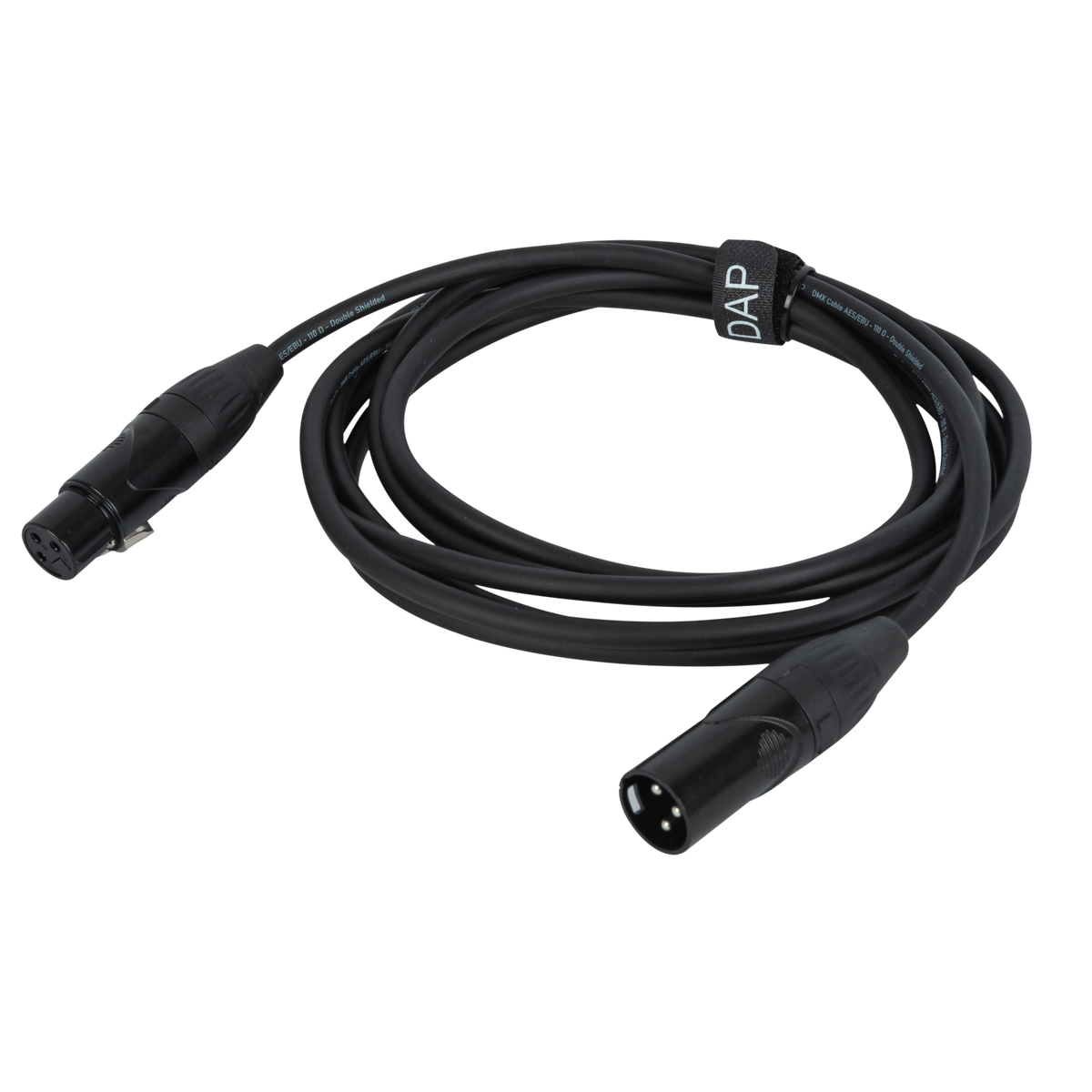 DMX/AES-EBU-kabel XLR 3-polig hane till XLR 3-polig hona, X-typ, 1,5 m