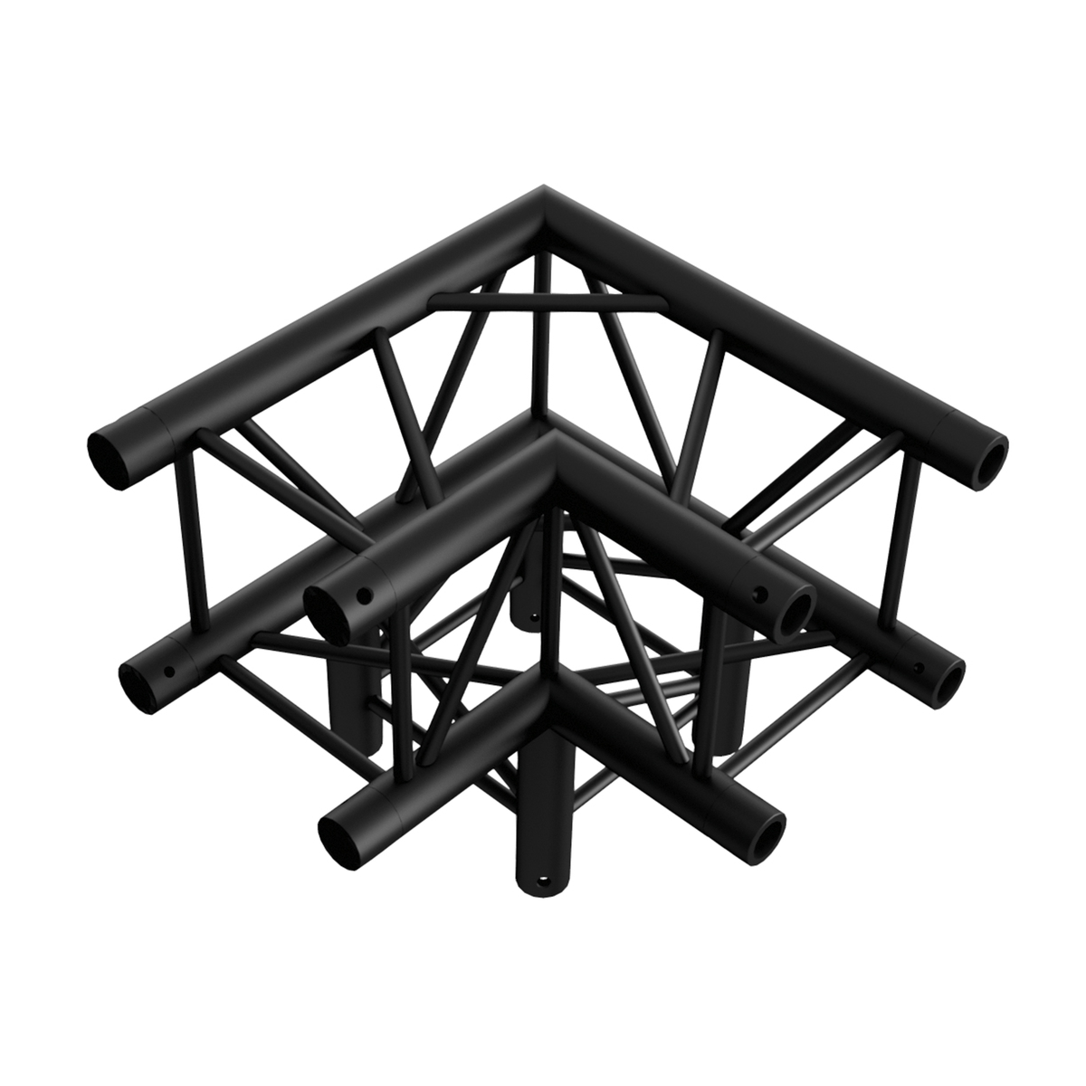 Pro-30 Square F-truss, hörn 3-vägs 90°, svart