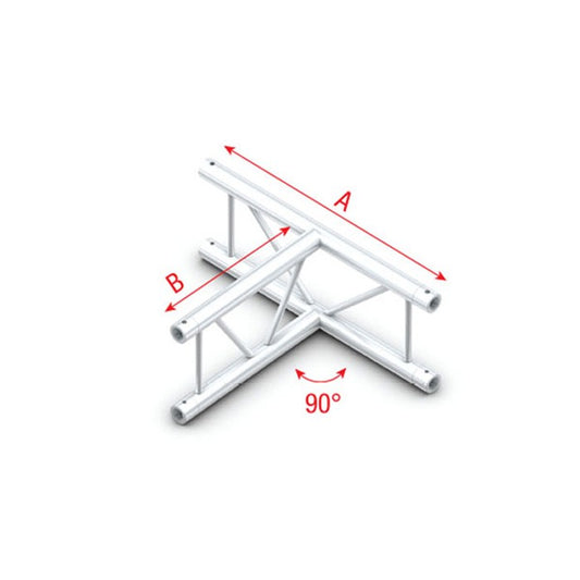 Pro-30 Step F-truss, T-kors vertikalt