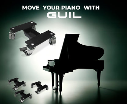 Pianotralla CP-04 – set om 3 benvagnar för flygel