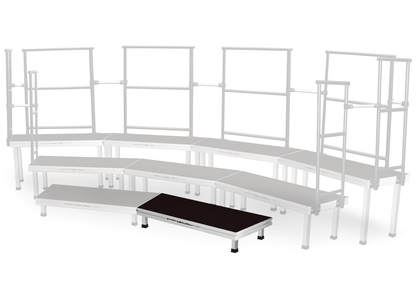 Körpodiemodul GRT-2 – trapetsformad, 124,5 x 50 x 107 cm