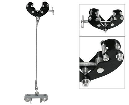 Balkklämma CS-10 – WLL 2 000 kg, svart
