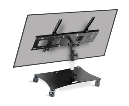 Lågt mobilt TV-stativ PTR-25 för 32–65"