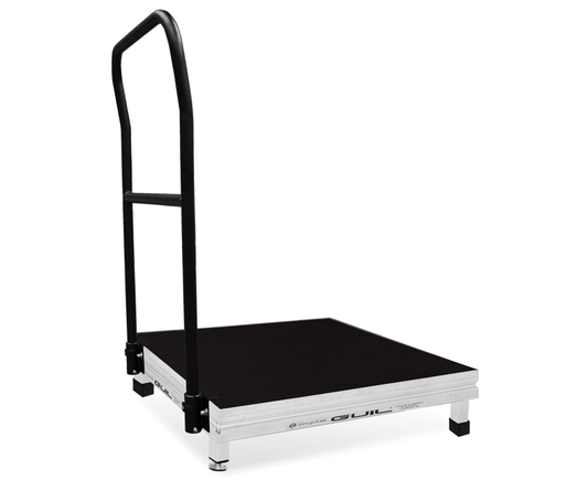 Dirigentpodium i aluminium med ledstång TMD-09 till TMD-12