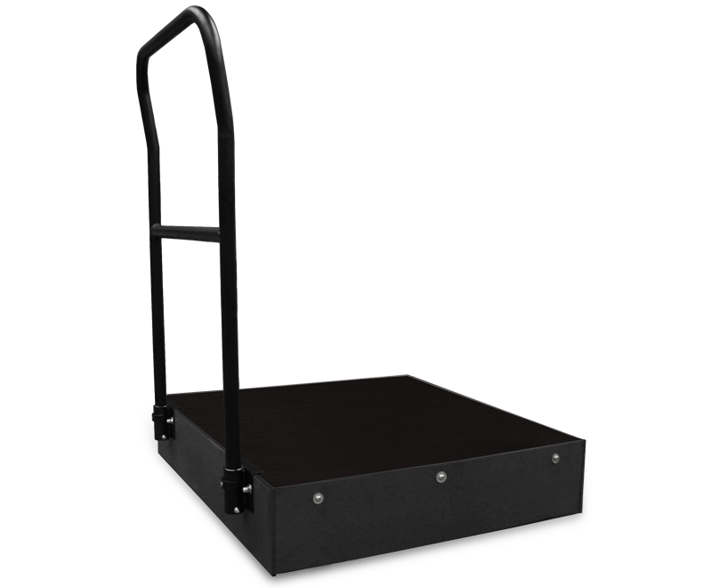 Dirigentpodium i aluminium med ledstång TMD-09 till TMD-12