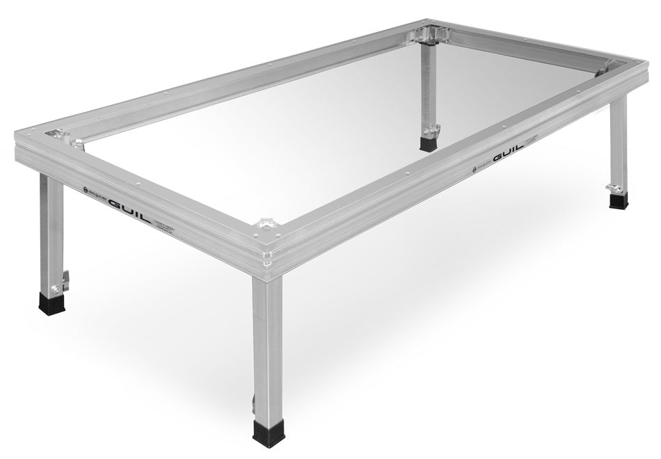 Aluminiumpodium TM440-M med genomskinlig skiva