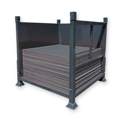 Container för 130 plattor Expoquadra Dark Grey (BOX EXPOQUADRA, illustration/färgsatt bild)