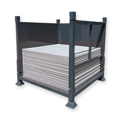 Container för 130 plattor Expoquadra Grey (BOX EXPOQUADRA, illustration/färgsatt bild)